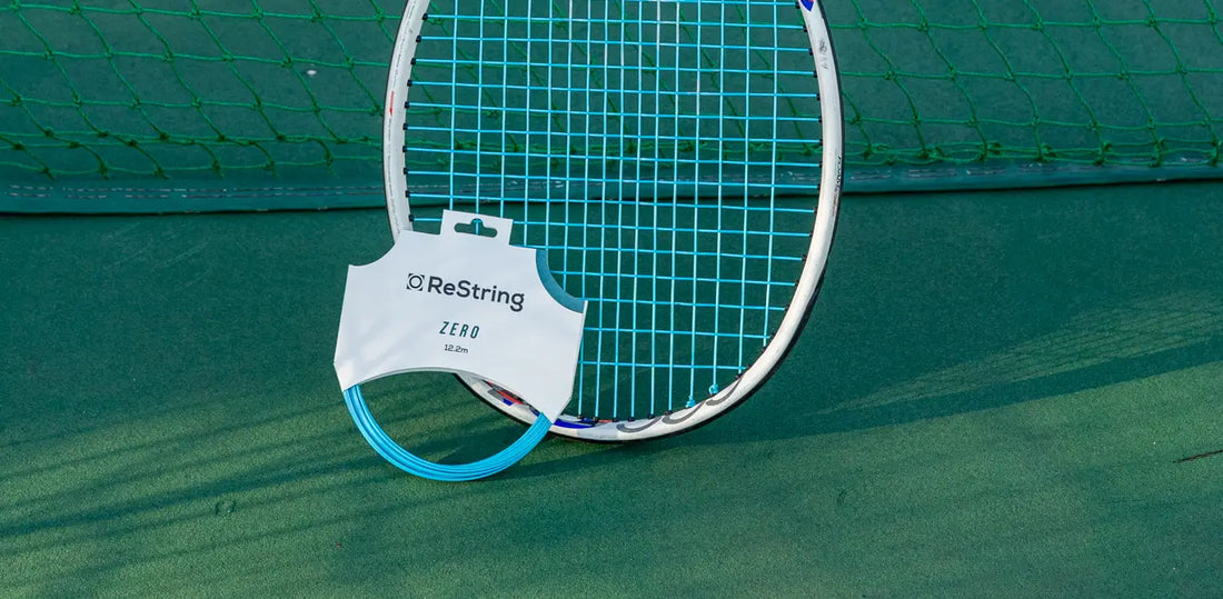 restring zero next to tennis racket with vivo inside babolat rpm blast